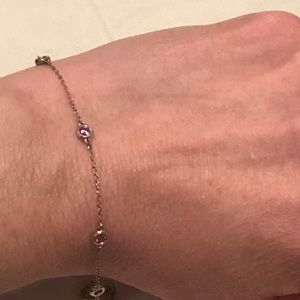 Tiffany &Co. Elsa Peretti pink sapphire bracelet